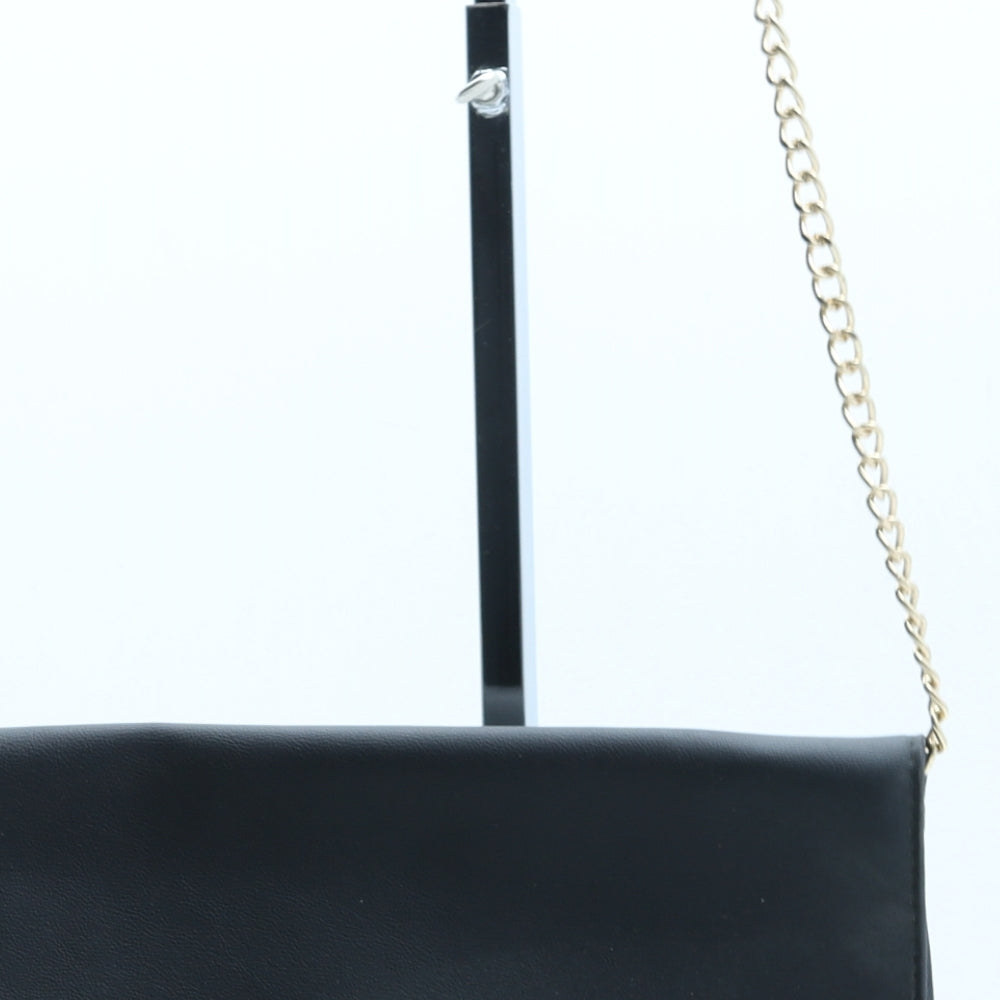 New Look Womens Black PVC Crossbody Size Small