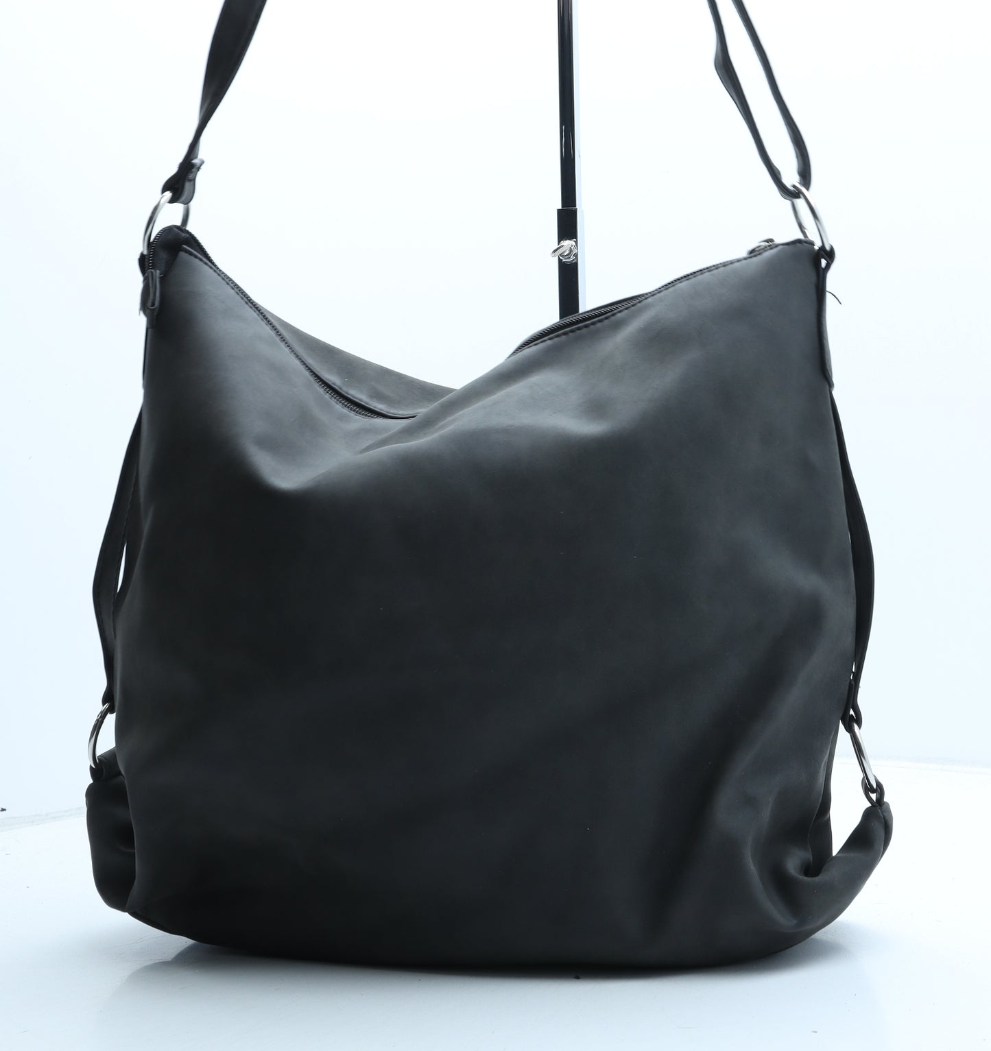 Primark Womens Grey Polyurethane Crossbody Size Large