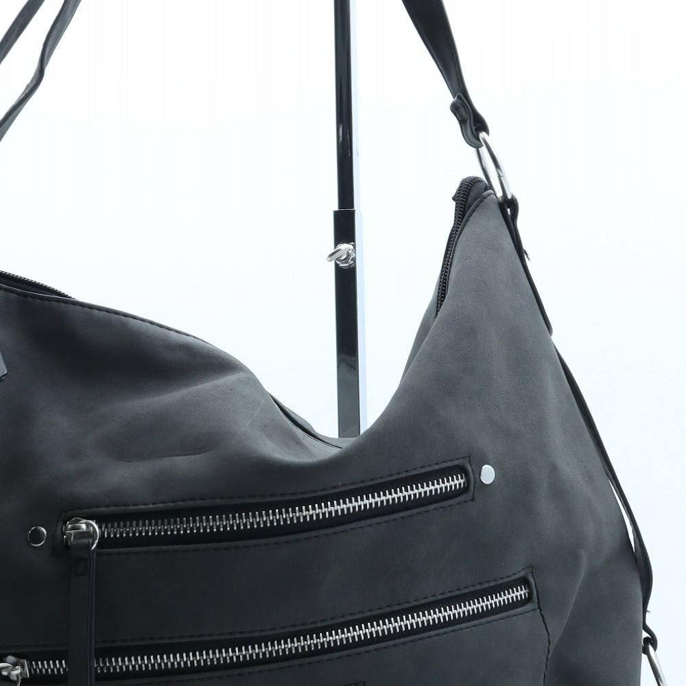 Primark Womens Grey Polyurethane Crossbody Size Large