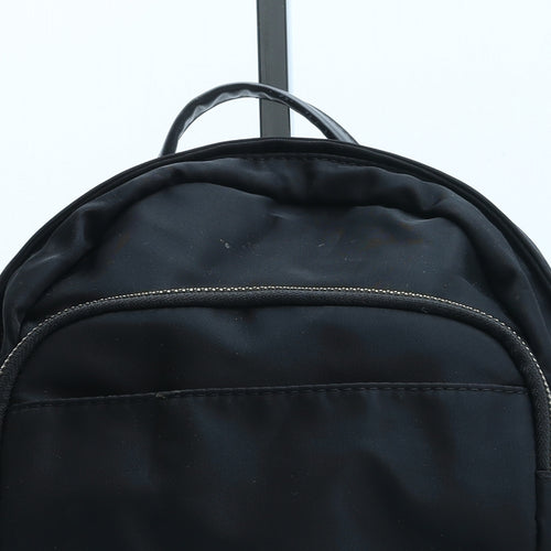 Preworn Womens Black Polyester Backpack Size Small