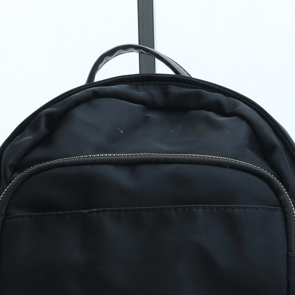 Preworn Womens Black Polyester Backpack Size Small