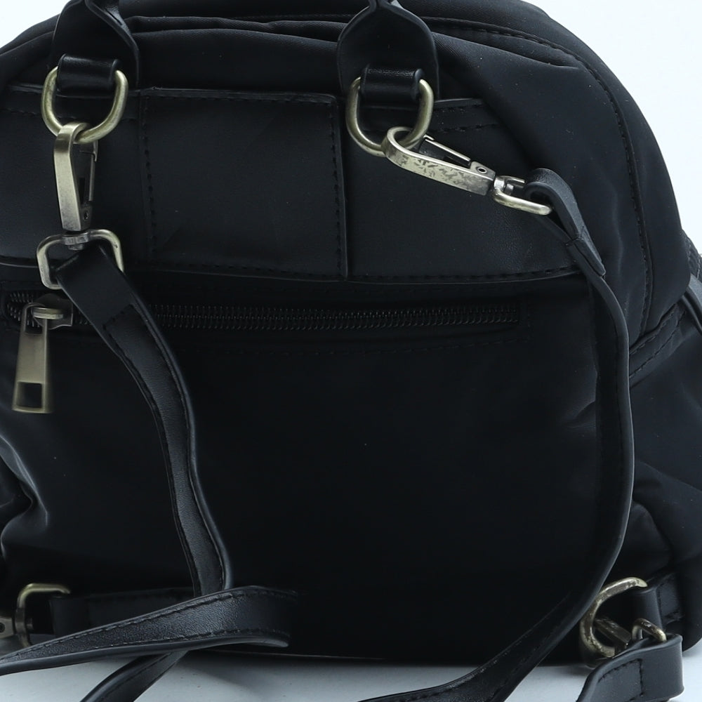 Preworn Womens Black Polyester Backpack Size Small