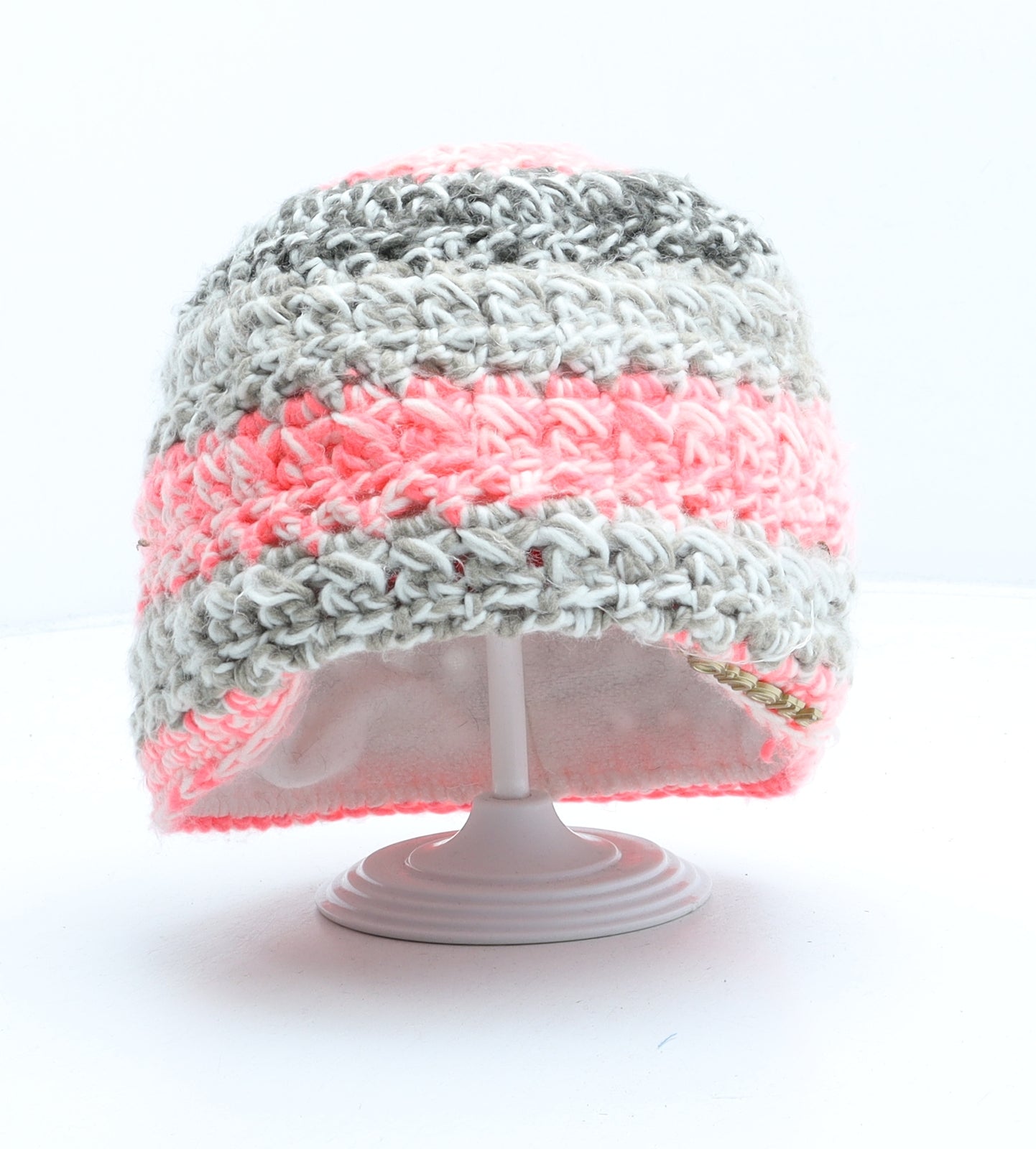 O'Neill Womens Multicoloured Striped Acrylic Beanie One Size