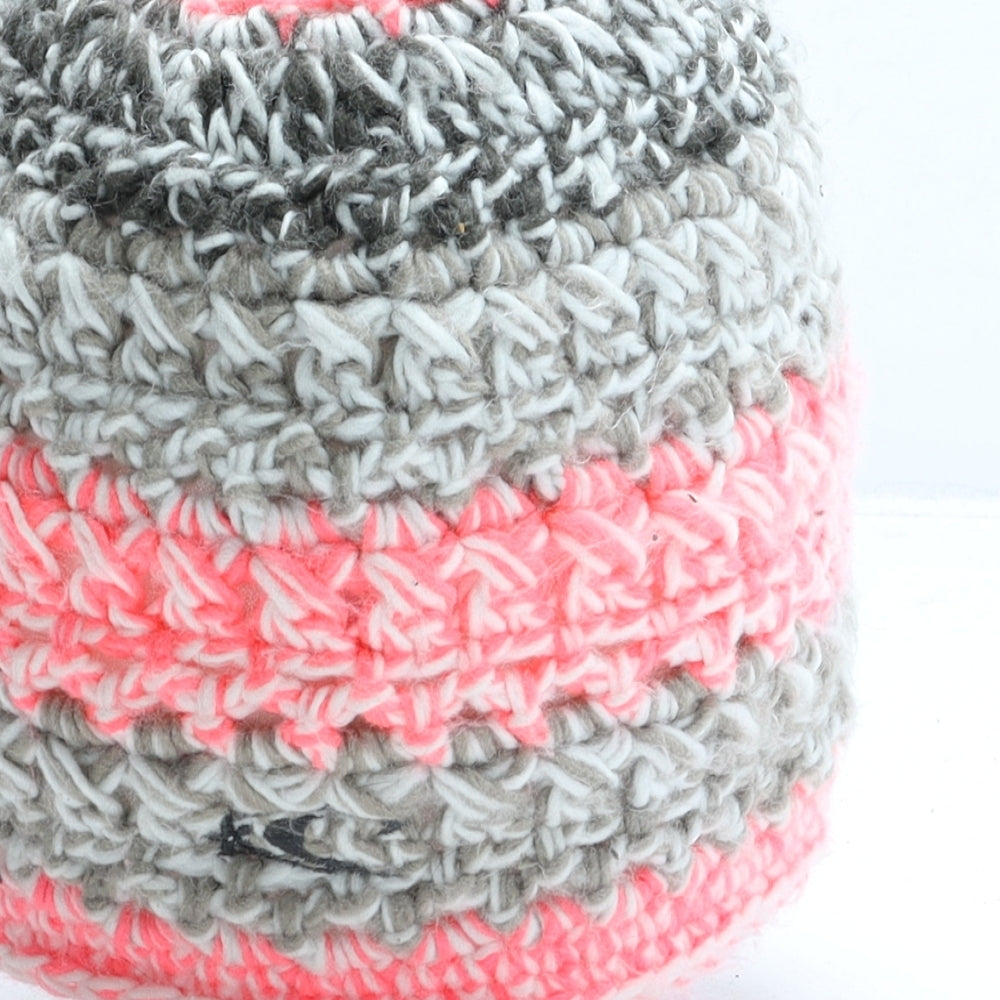 O'Neill Womens Multicoloured Striped Acrylic Beanie One Size