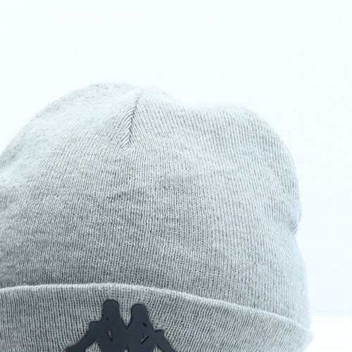 Kappa Mens Grey Acrylic Beanie One Size