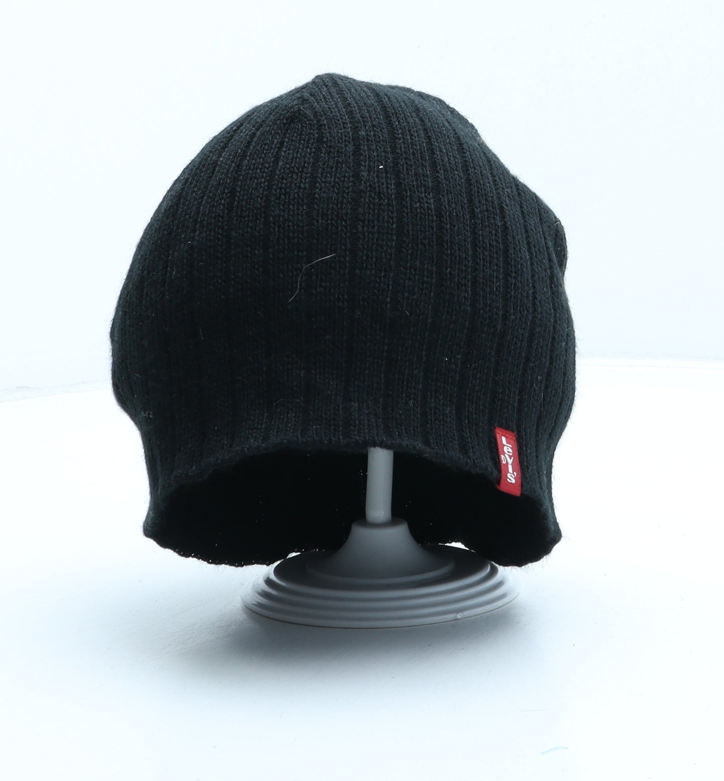 Levi's Mens Black Acrylic Beanie One Size