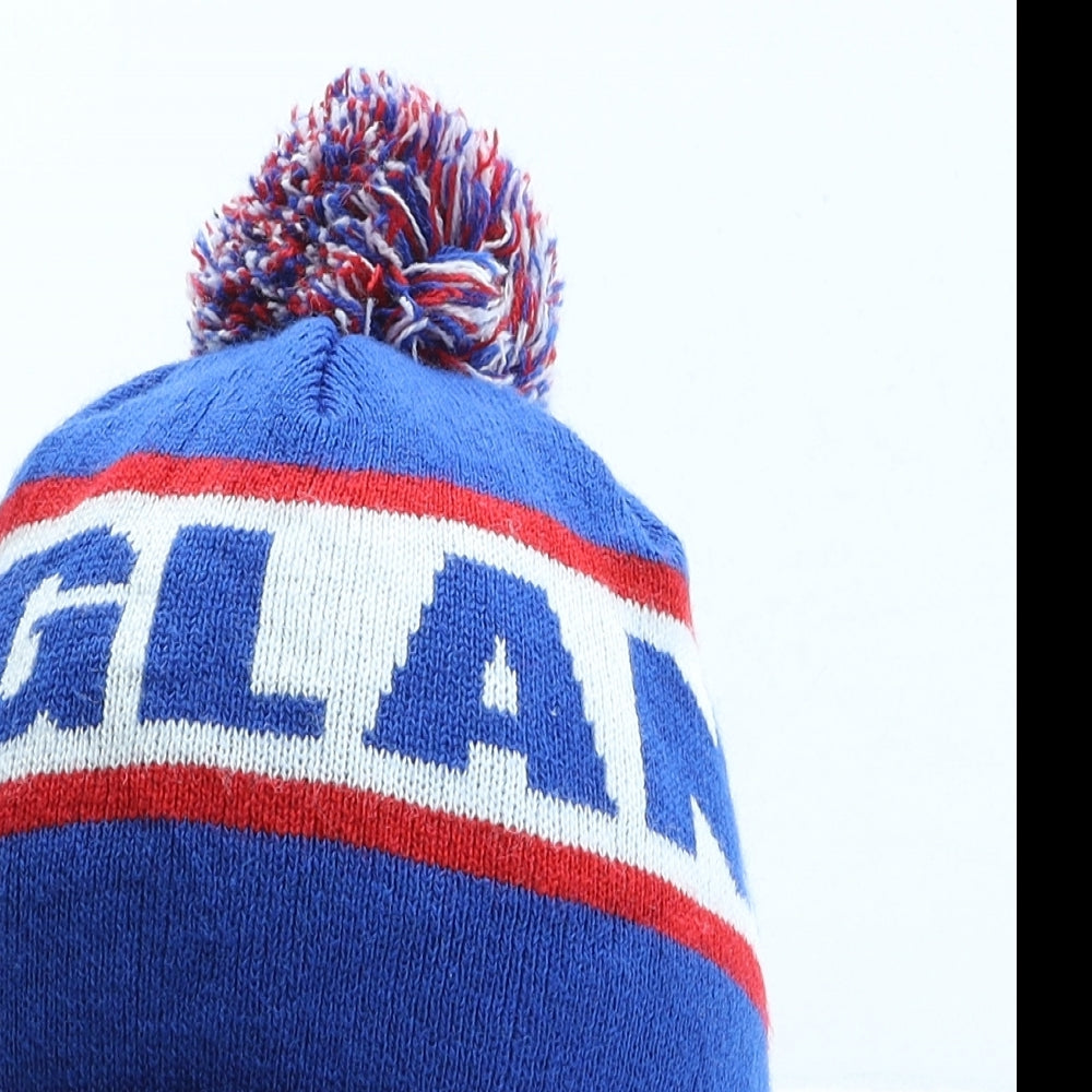 England FA Mens Blue Acrylic Beanie One Size