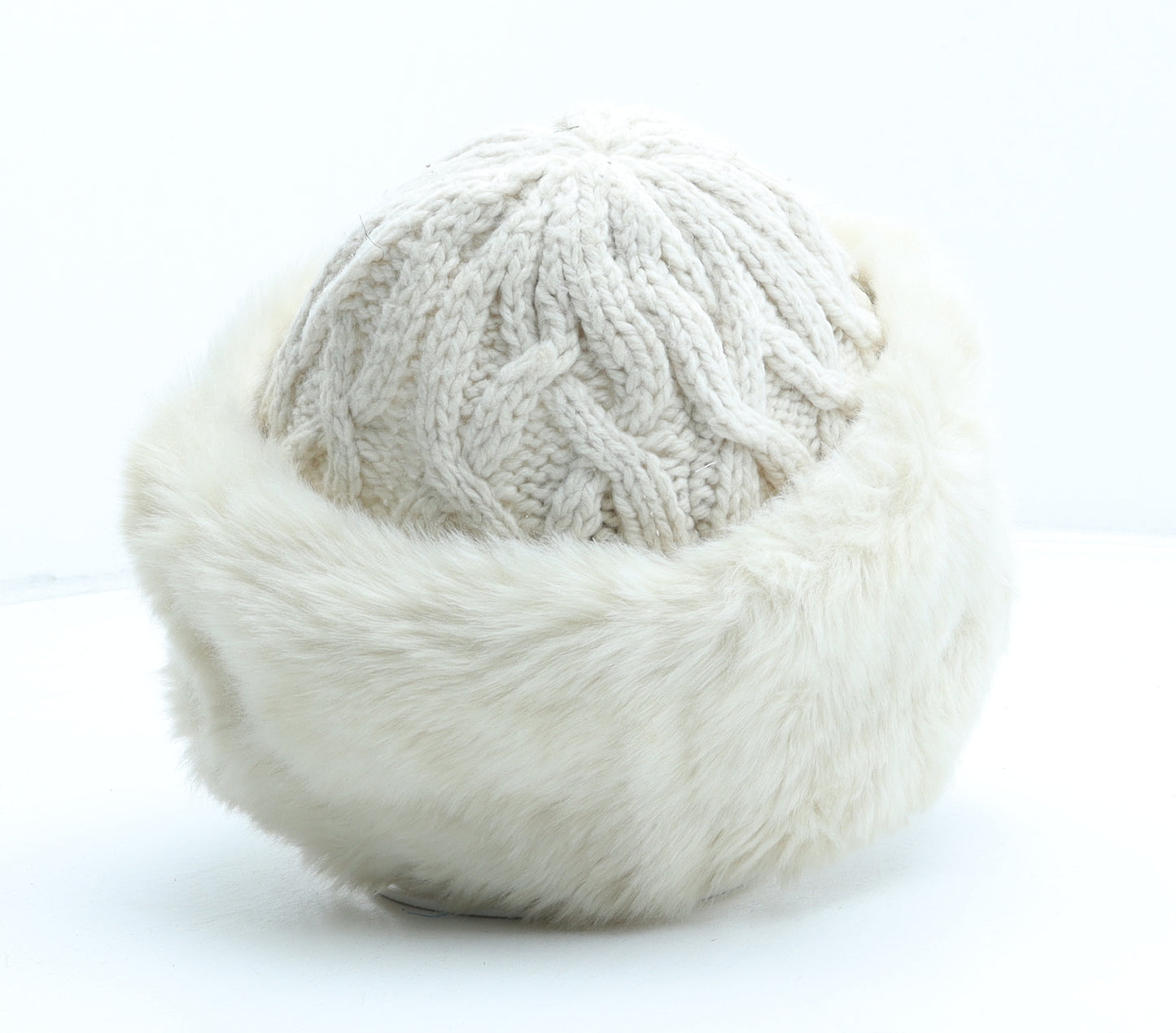 Marks and Spencer Womens Beige Acrylic Cloche One Size