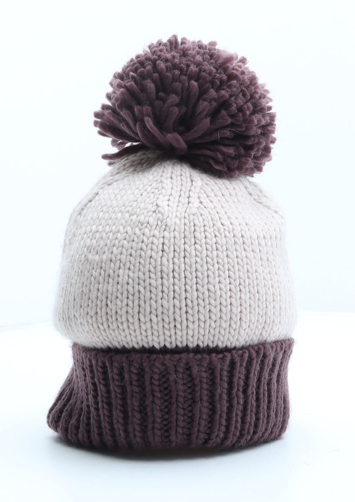 Marks and Spencer Womens Pink Acrylic Bobble Hat One Size