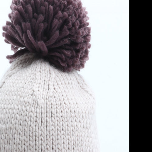 Marks and Spencer Womens Pink Acrylic Bobble Hat One Size