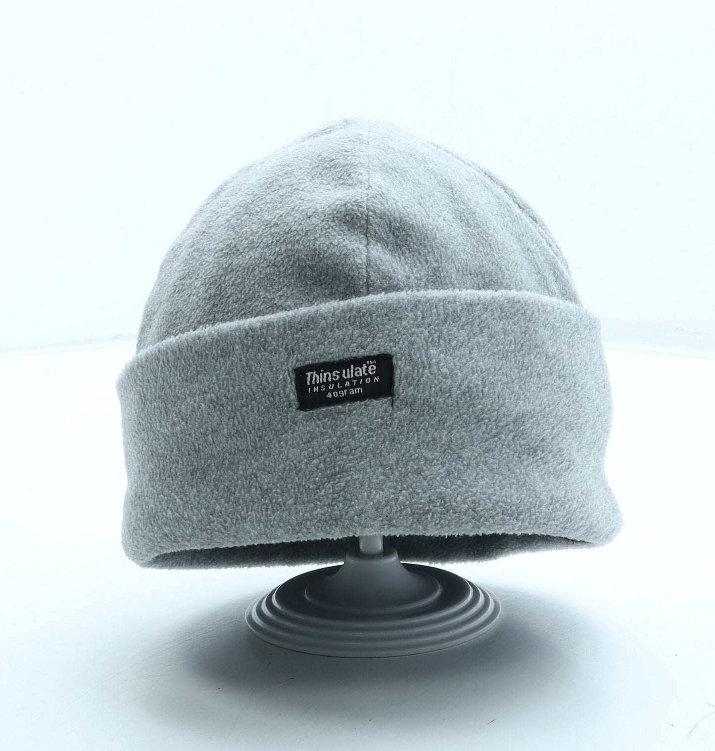 Thinsulate Mens Grey Polyester Beanie One Size