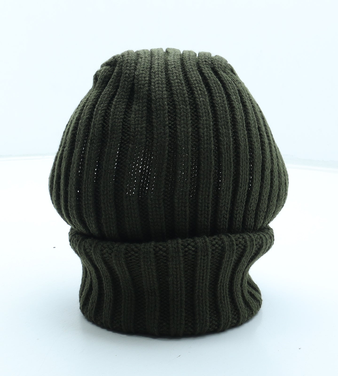 Preworn Mens Green Acrylic Balaclava One Size