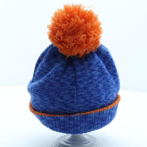 George Boys Blue Acrylic Bobble Hat One Size - Peppa Pig
