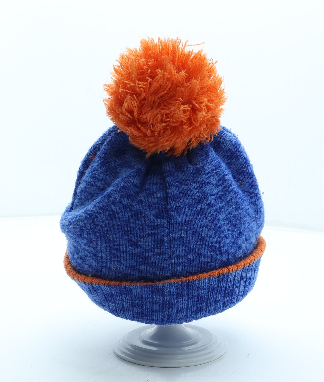 George Boys Blue Acrylic Bobble Hat One Size - Peppa Pig