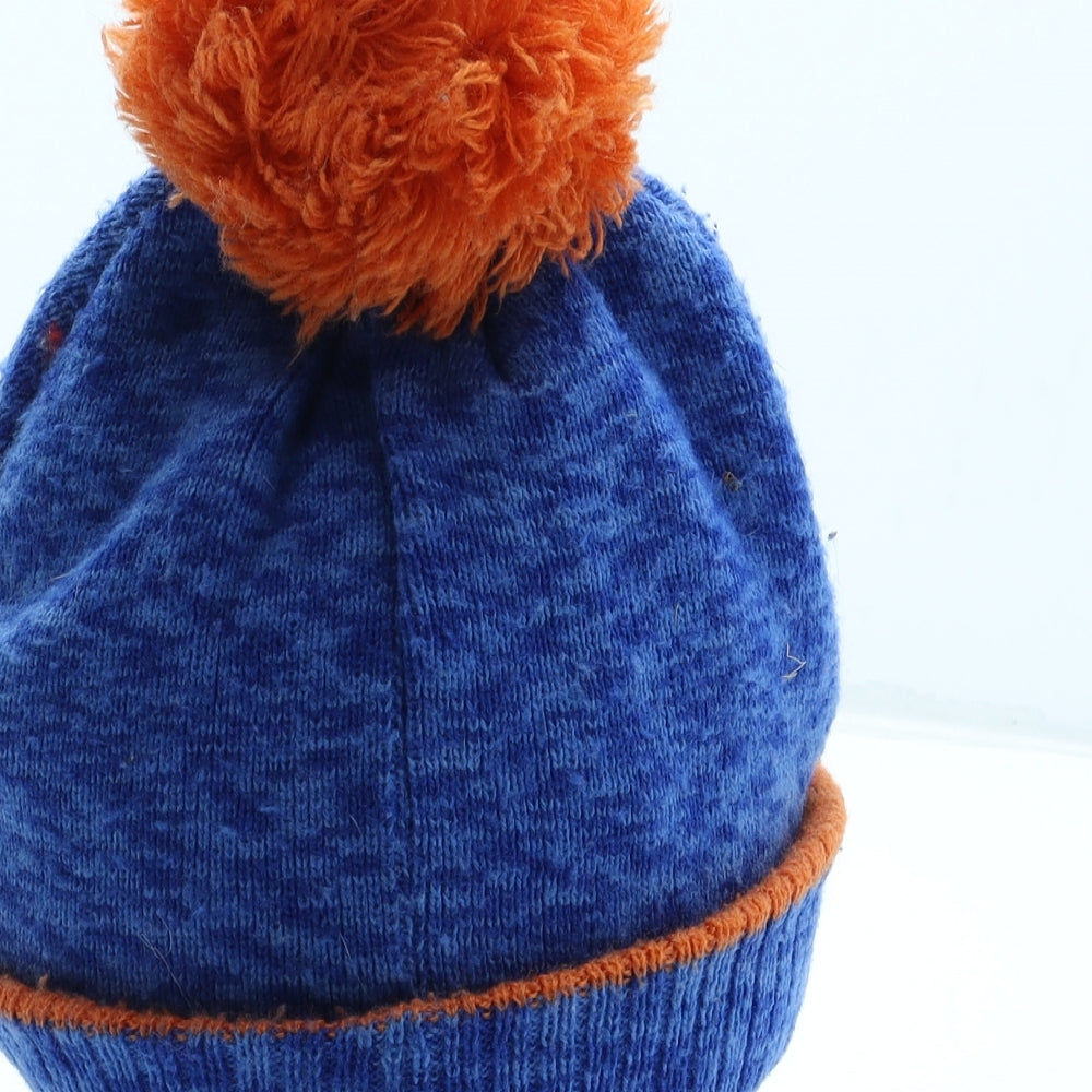 George Boys Blue Acrylic Bobble Hat One Size - Peppa Pig