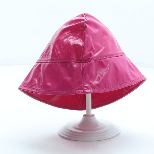 Preworn Girls Pink Nylon Bucket Hat Size S - Rain Hat