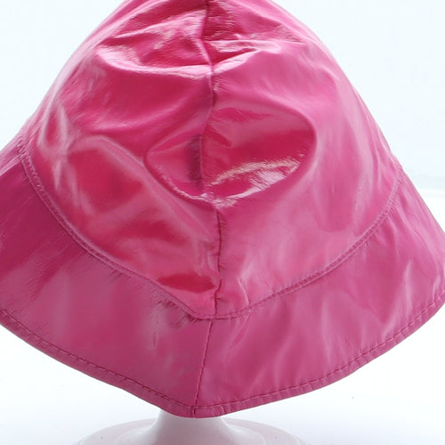 Preworn Girls Pink Nylon Bucket Hat Size S - Rain Hat