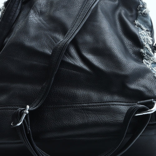 Preworn Womens Blue Cotton Backpack Size Medium