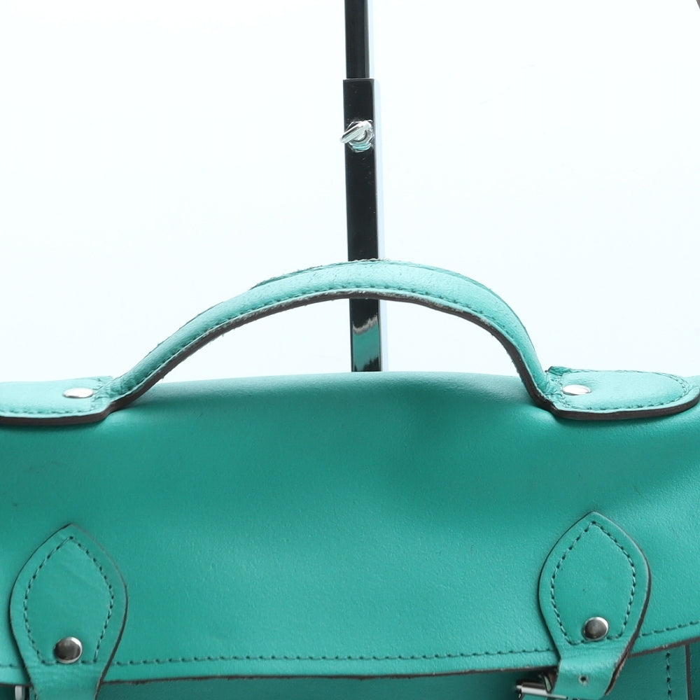 Yoshi Womens Green Polyurethane Satchel Size Medium