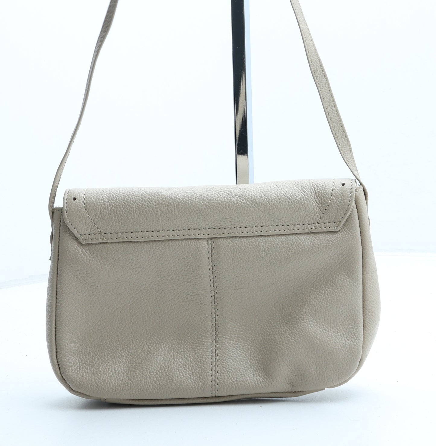 Hotter Womens Beige Polyurethane Crossbody Size Small