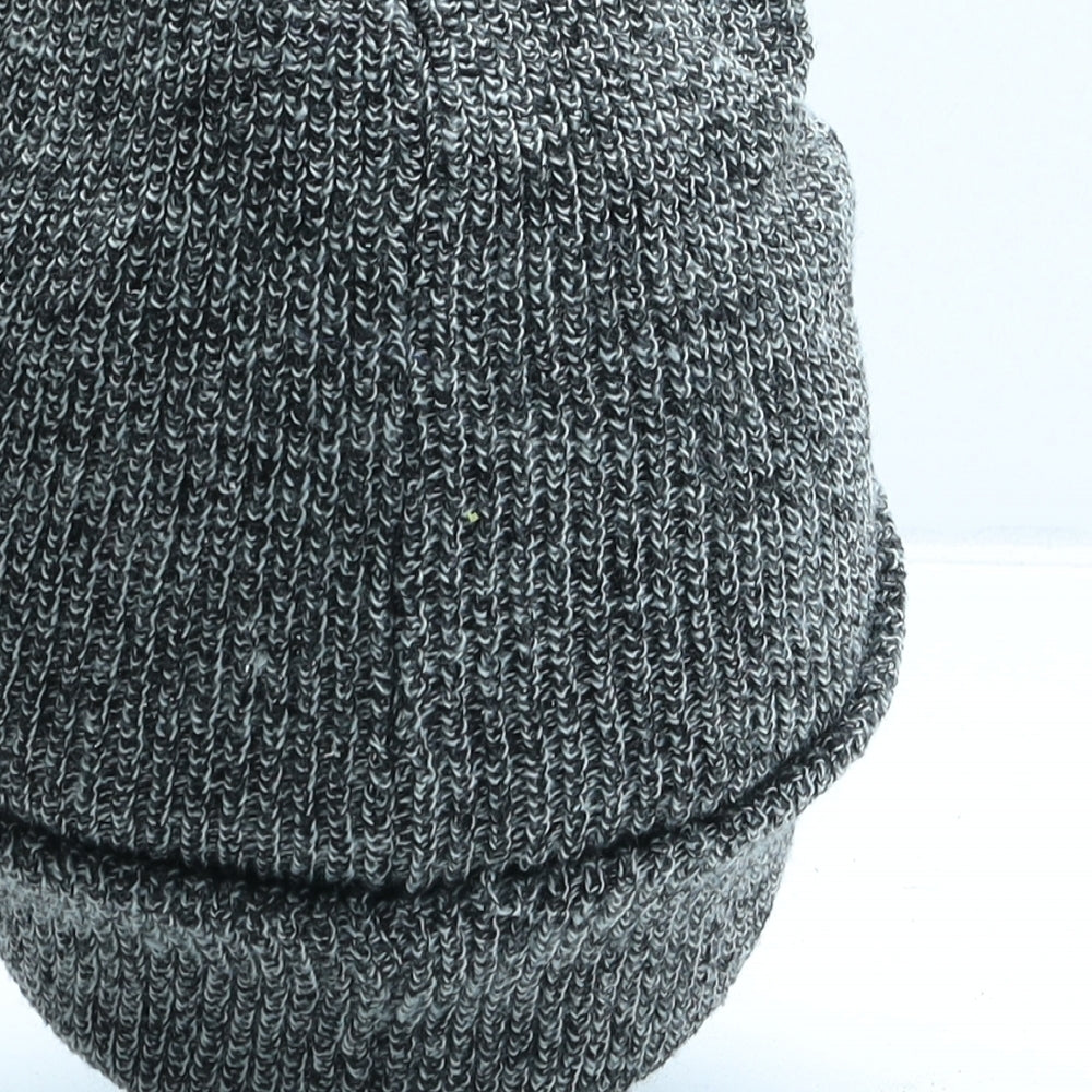 Kobox Mens Grey Acrylic Beanie One Size
