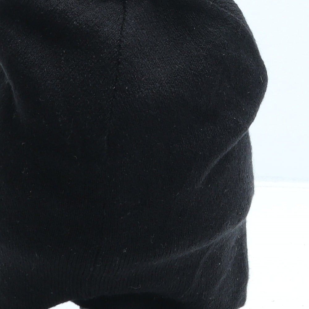 Diesel Mens Black Acrylic Beanie One Size