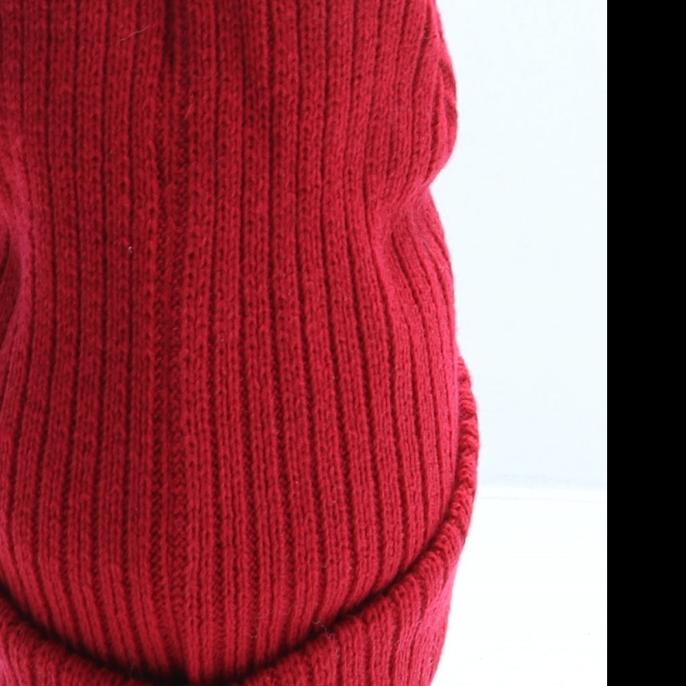 Thinsulate Womens Red Polypropylene Beanie One Size