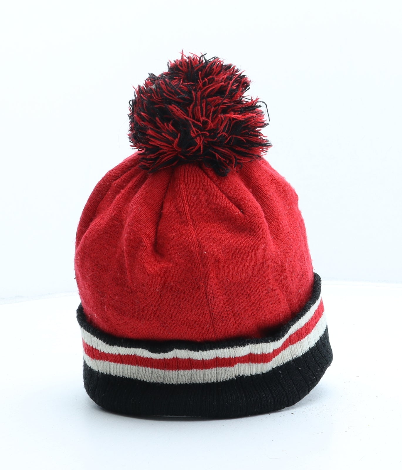 City Hunter Mens Red Acrylic Beanie One Size - New York