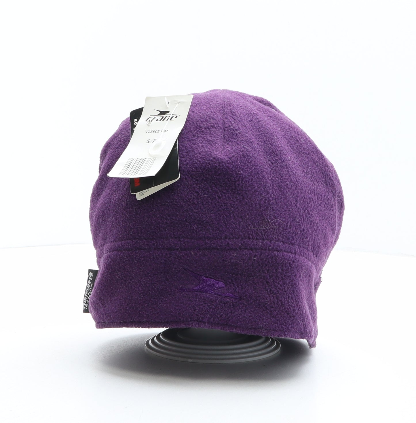 Crane Womens Purple Polyester Beanie Size S - Size S/M