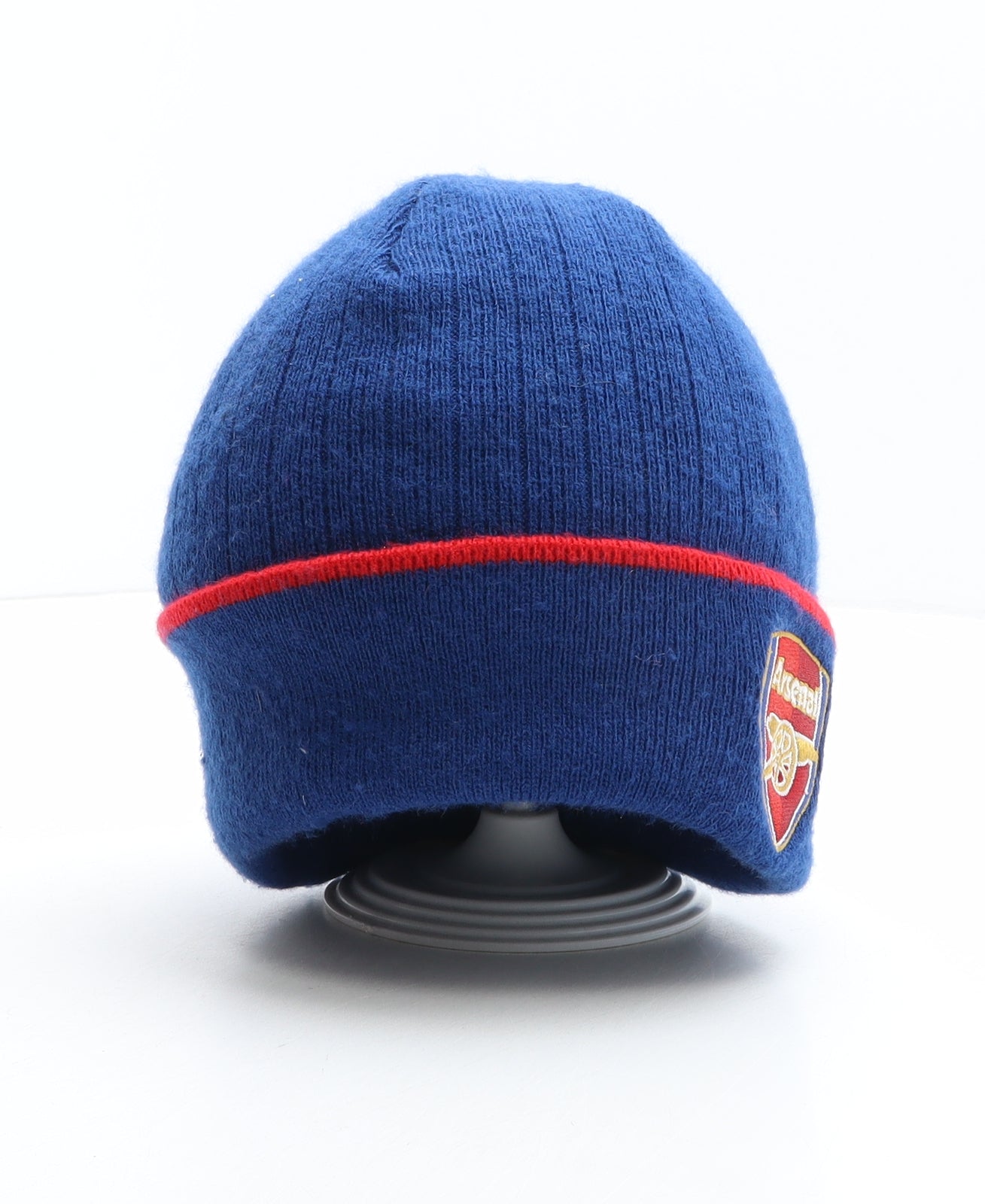 Arsenal Mens Blue Acrylic Beanie One Size