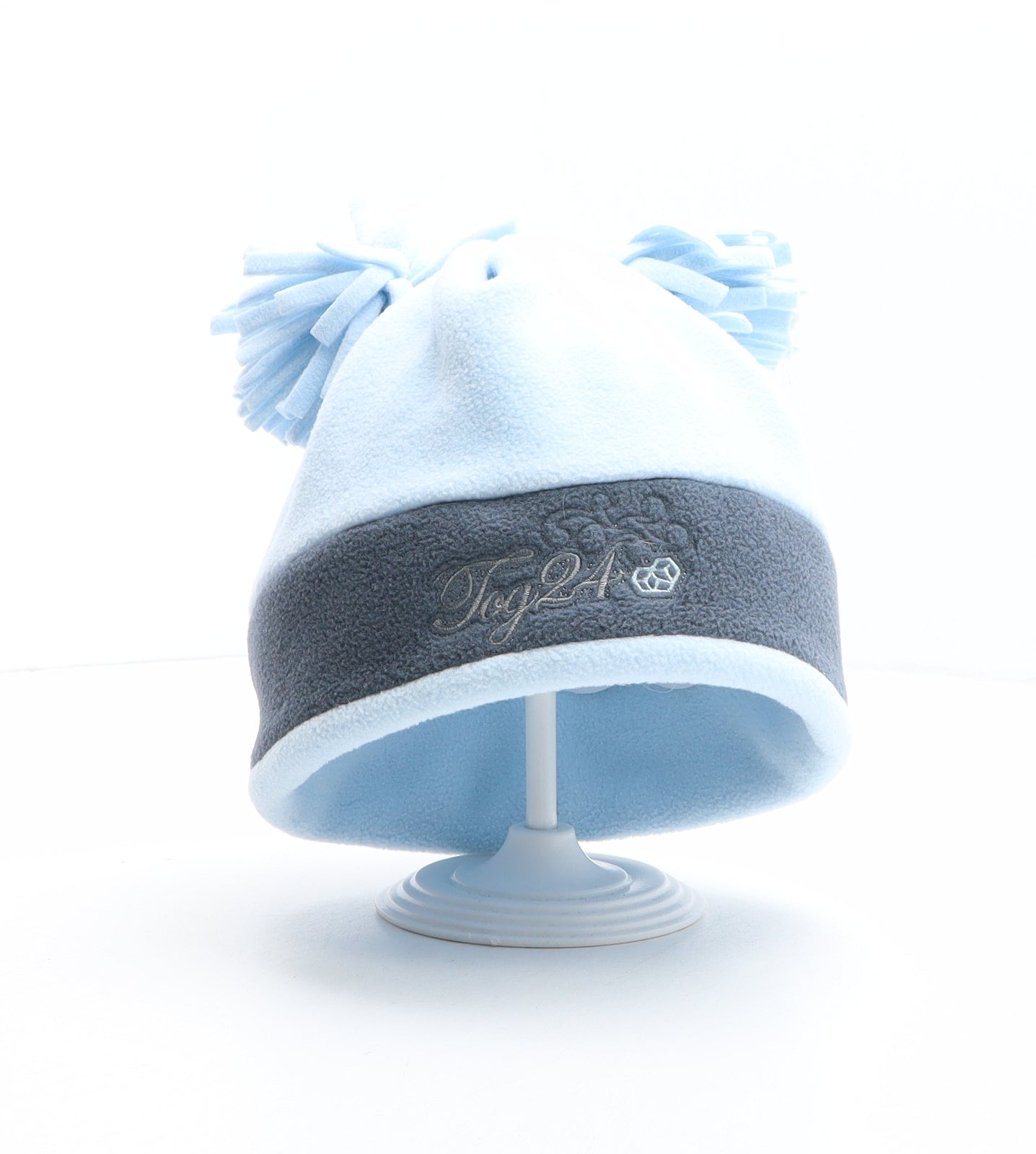 TOG24 Womens Blue Polyester Bobble Hat One Size