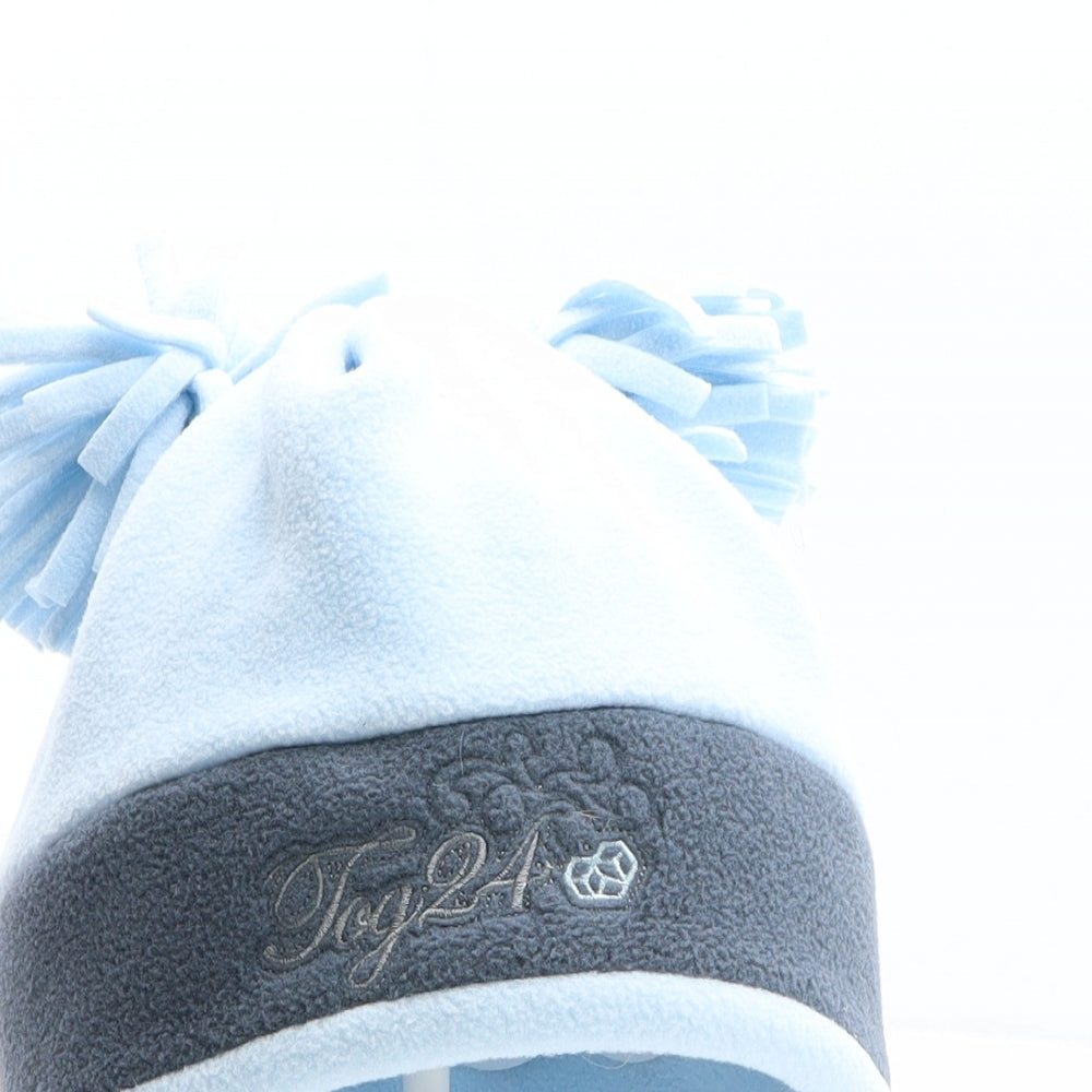 TOG24 Womens Blue Polyester Bobble Hat One Size
