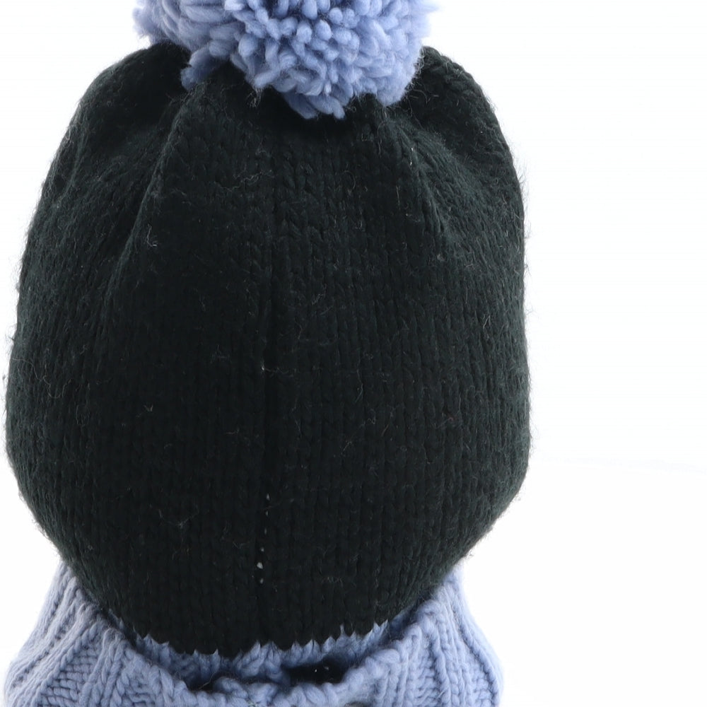Marks and Spencer Womens Multicoloured Acrylic Bobble Hat One Size - Penguin Design