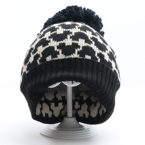 George Girls Multicoloured Geometric Acrylic Bobble Hat One Size - Disney, Mickey Mouse