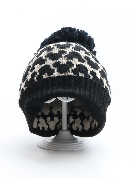 George Girls Multicoloured Geometric Acrylic Bobble Hat One Size - Disney, Mickey Mouse