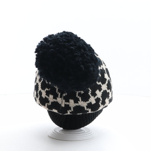 George Girls Multicoloured Geometric Acrylic Bobble Hat One Size - Disney, Mickey Mouse