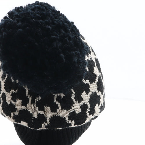 George Girls Multicoloured Geometric Acrylic Bobble Hat One Size - Disney, Mickey Mouse