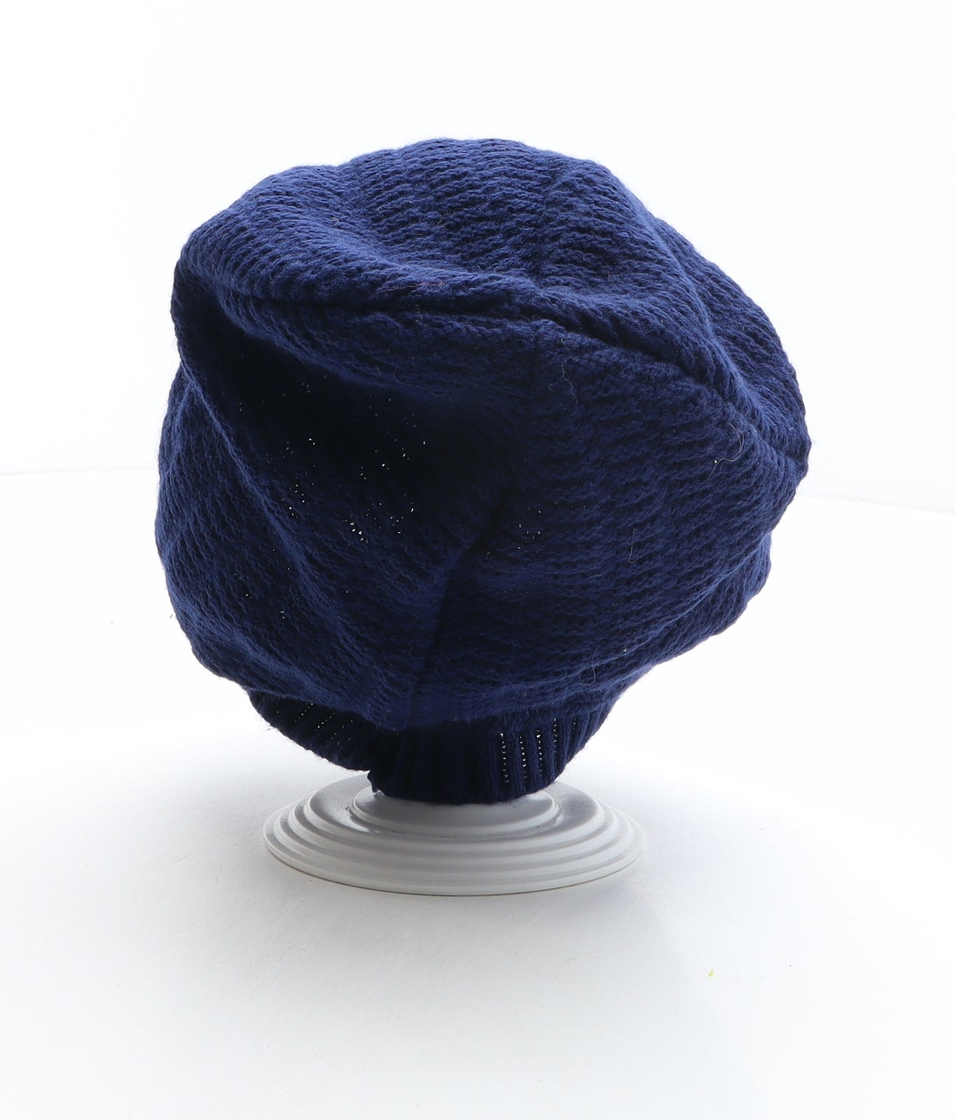 River Island Mens Blue Acrylic Beanie One Size