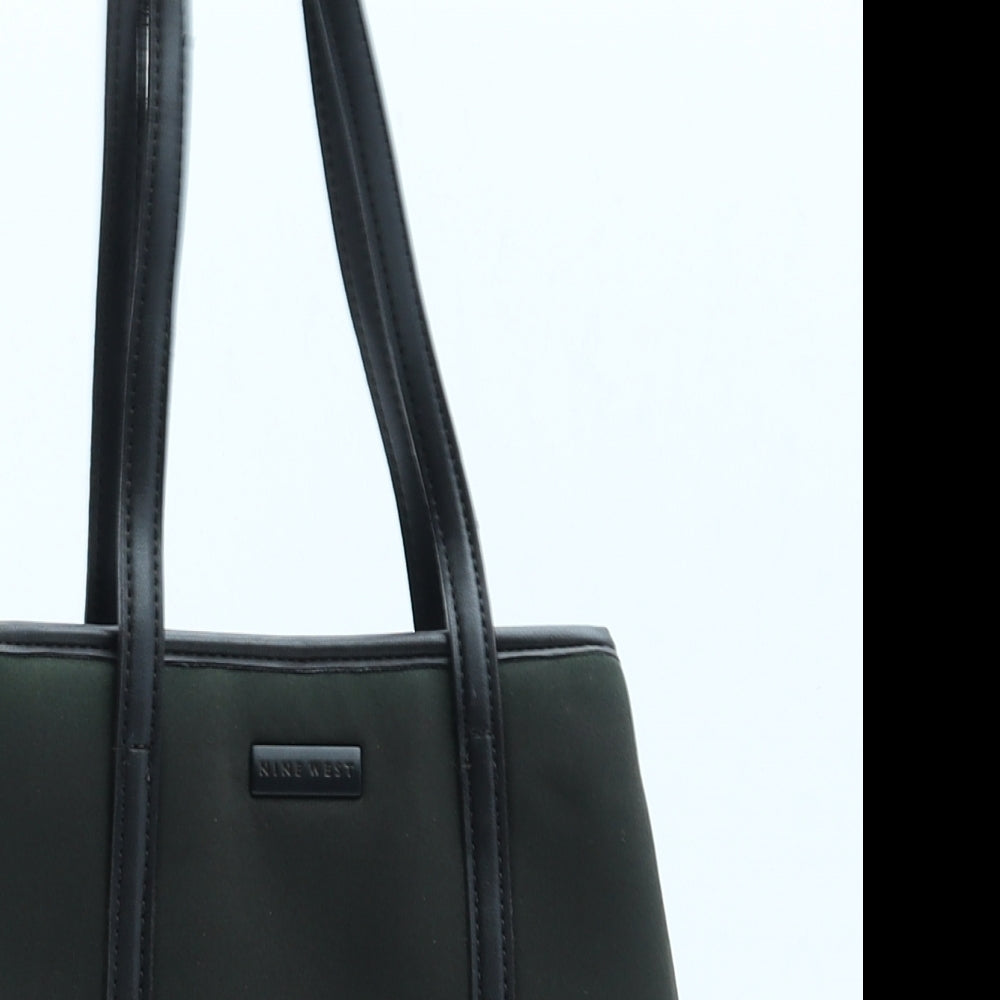 Nine West Womens Green Polyester Crossbody Size Small