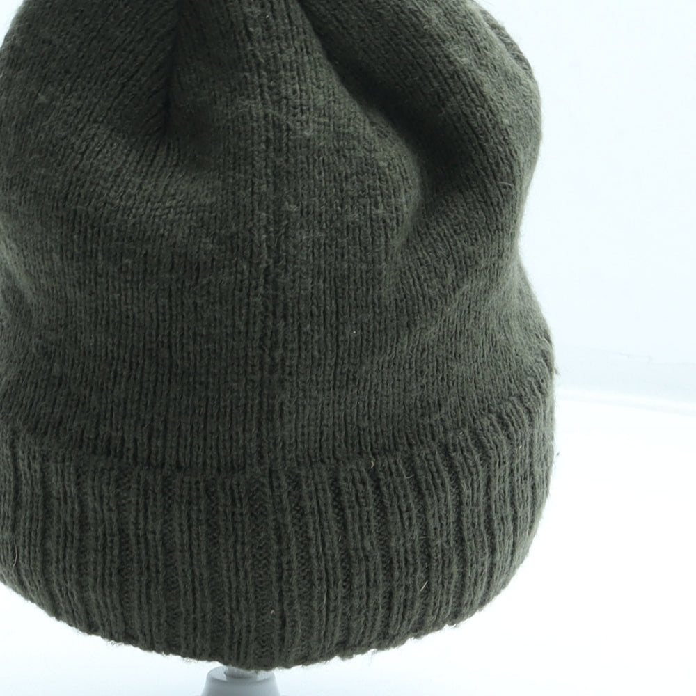 Rock Jock Mens Green Acrylic Beanie One Size