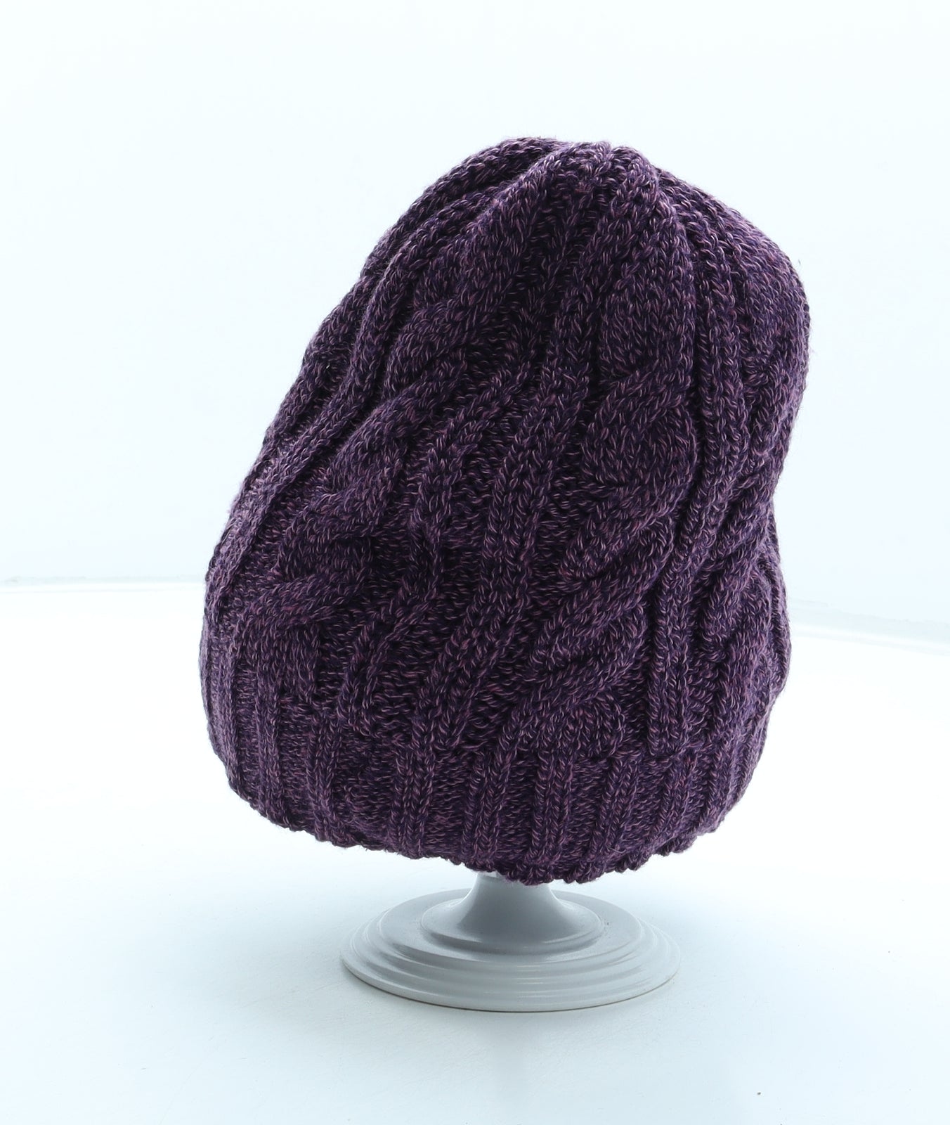 Heat Holders Womens Purple Acrylic Beanie One Size