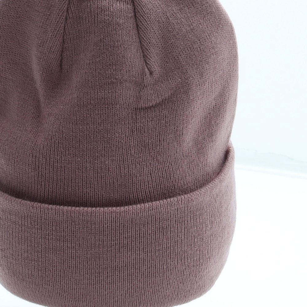 H&M Womens Pink Acrylic Beanie One Size