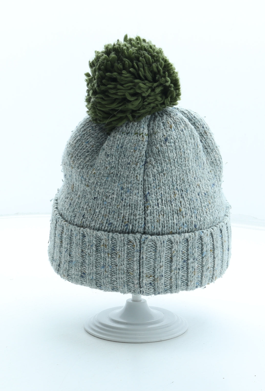 NEXT Boys Grey Acrylic Bobble Hat One Size