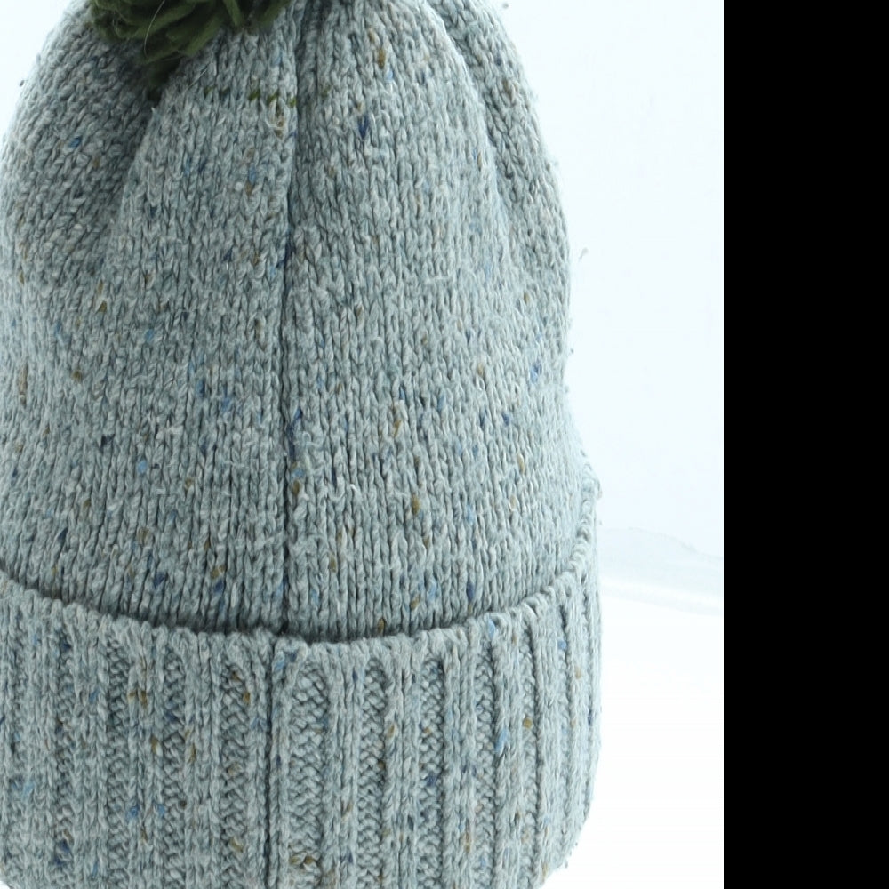 NEXT Boys Grey Acrylic Bobble Hat One Size