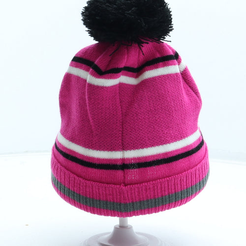 Avon Girls Pink Acrylic Bobble Hat One Size - One Direction