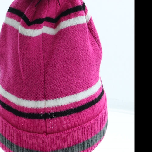Avon Girls Pink Acrylic Bobble Hat One Size - One Direction