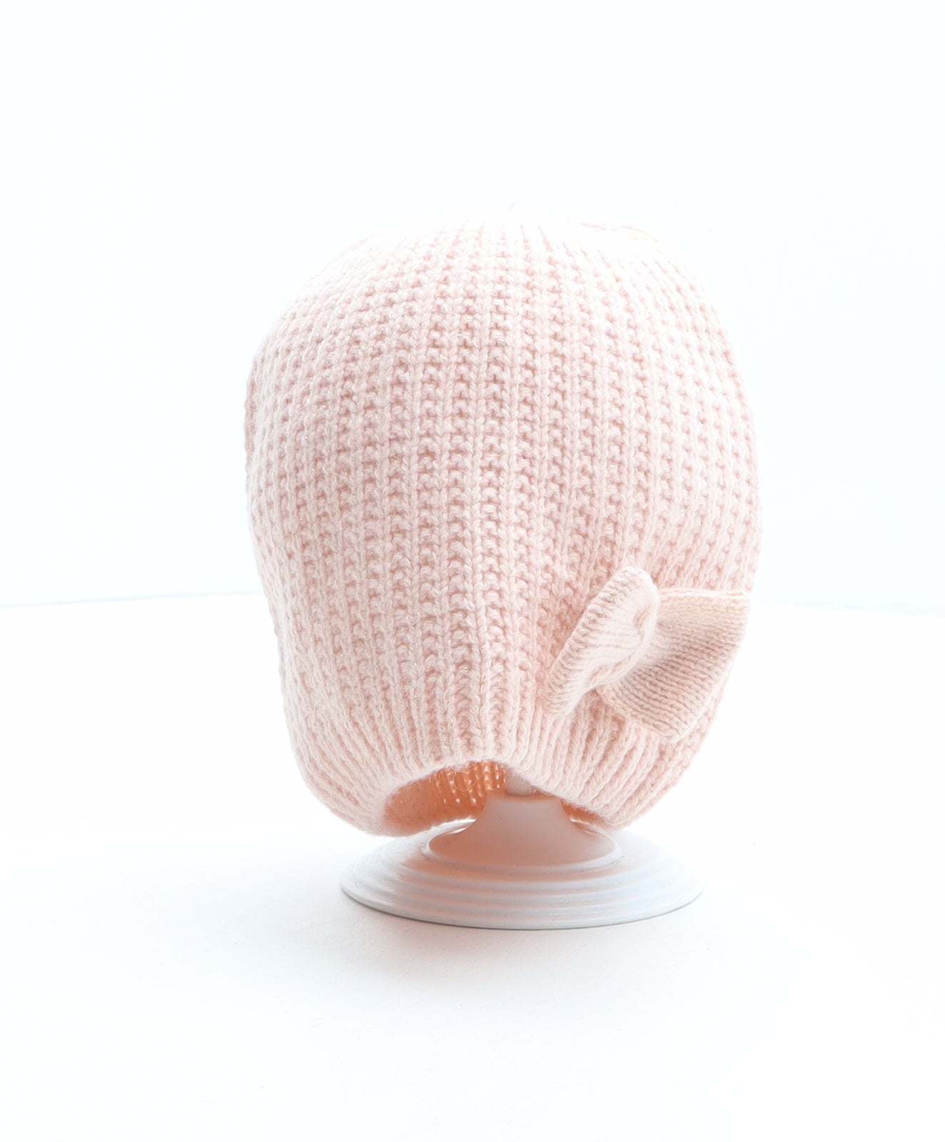 H&M Girls Pink Acrylic Beanie One Size