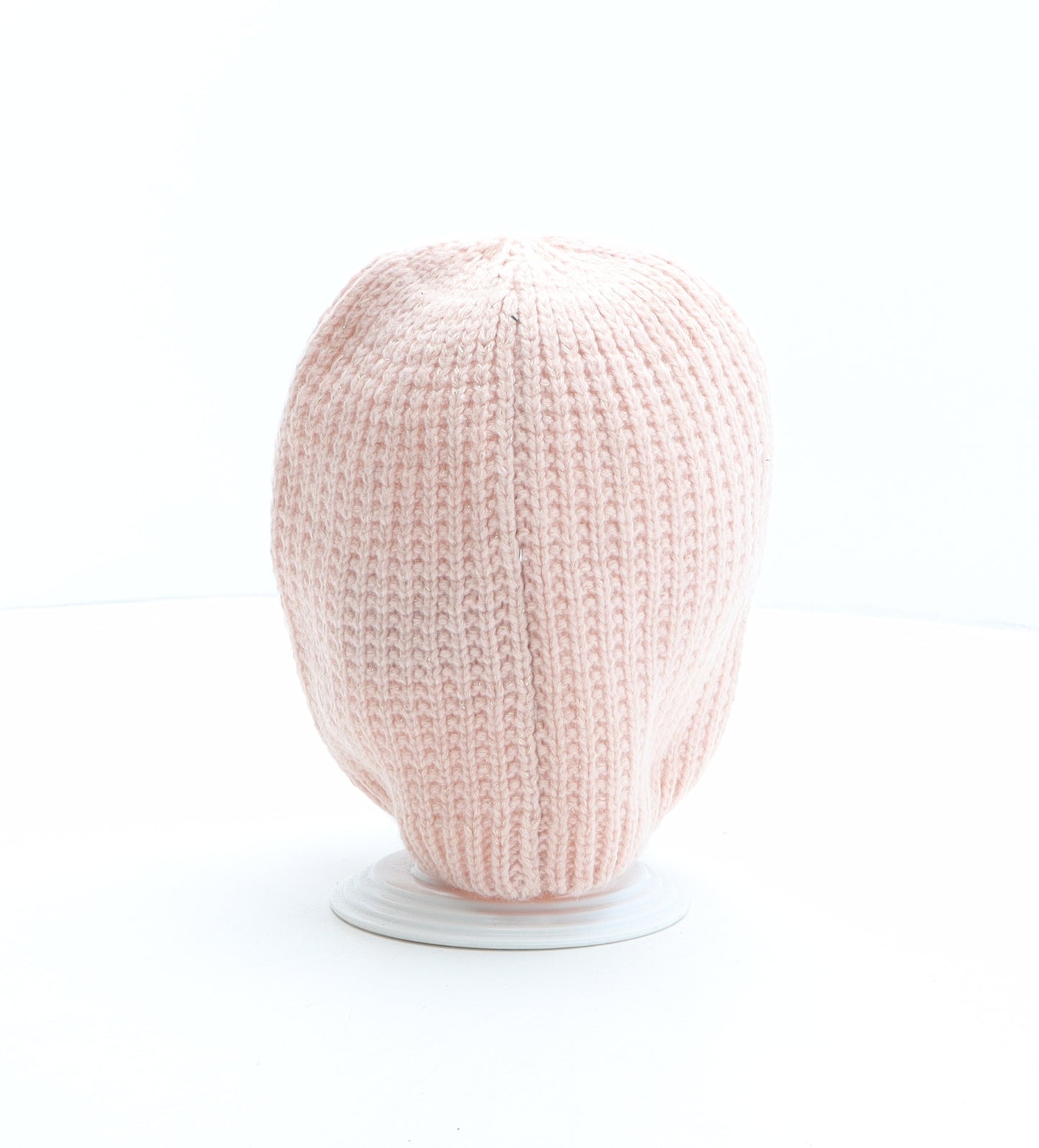 H&M Girls Pink Acrylic Beanie One Size