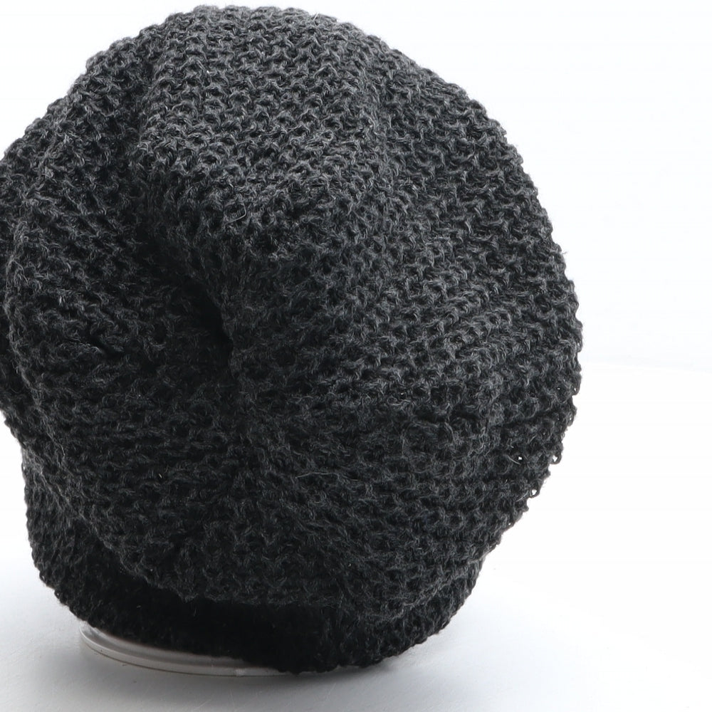 Forbusite Mens Grey Acrylic Beanie One Size