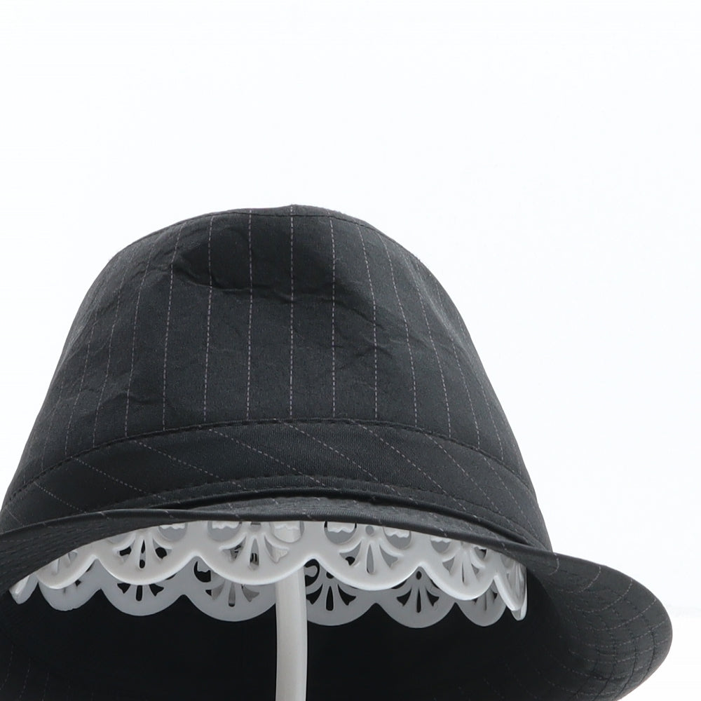 UrbanSpirit Mens Black Striped Polyester Trilby One Size